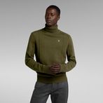 G-STAR® Structure Turtle Knitted Sweater Green