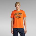 G-STAR® Camo Artwork T-Shirt Orange