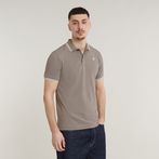 G-STAR® Dunda Slim Stripe Polo Beige