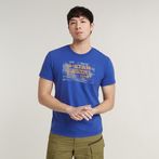 G-STAR® Framed Palm Originals T-Shirt Medium blue