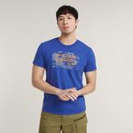 G-Star RAW® Framed Palm Originals T-Shirt Medium blue