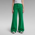 G-STAR® Deck Ultra High Wide Leg Jeans Green