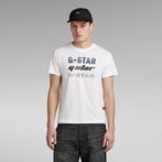 G-Star RAW® Triple Logo Graphic T-Shirt White