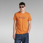 G-Star RAW® Multi Logo Graphic T-Shirt Orange
