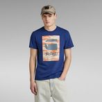 G-Star RAW® Camo Box Graphic T-Shirt Medium blue