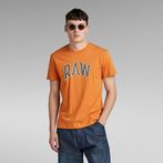 G-Star RAW® Puff RAW Graphic T-Shirt Orange