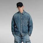 G-Star RAW® Boxy Fit Overshirt Medium blue