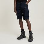 G-STAR® Rovic Zip Relaxed Short Donkerblauw