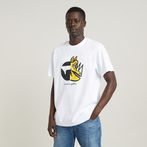 送料込★G-Star★Rhino Cartoon Loose 半袖Tシャツ 送料込☆G-Star☆Rhino Cartoon Loose 半袖Tシャツ (G-Star/T