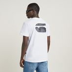 G-Star RAW® Burger Back Print T-Shirt White
