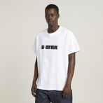 G-Star RAW® Unisex Graphic Script Loose T-Shirt White