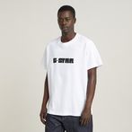 G-STAR® Unisex Graphic Script Loose T-Shirt White