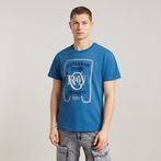 G-Star RAW® Multicolor Graphic T-Shirt Medium blue