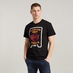 G-Star RAW® Multicolor Graphic T-Shirt Black