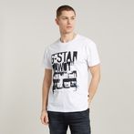 G-Star RAW® Underground Graphic T-Shirt White