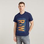 G-Star RAW® Painted RAW Graphic T-Shirt Medium blue