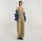 G-STAR® Spaghetti Strap Loose Jumpsuit Brown