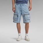 G-Star RAW® Denim Cargo Loose Shorts Light blue