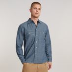 G-Star RAW® Nimes Regular Shirt Dark blue