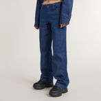 G-STAR® Jean Judee Cut Waistband Low Waist Loose Bleu foncé