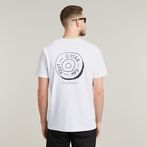 G-STAR® Button Illustration T-Shirt White