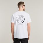 G-Star RAW® Button Illustration T-Shirt White
