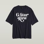 G-Star RAW® Unisex Oversized Boxy Graphic T-Shirt Dark blue