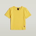 G-Star RAW® Kids T-Shirt Slim Cropped Yellow