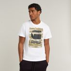 G-STAR® Camo Box Graphic T-Shirt White