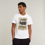 G-Star RAW® Camo Box Graphic T-Shirt White