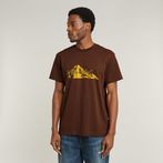 G-STAR® Summit Graphic T-Shirt Brown