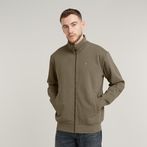 G-STAR® Nifous Zip Thru Sweater Brown