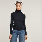 G-STAR® Core Slim Turtle Knitted Sweater Dark blue