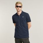 G-STAR® Dunda Slim Polo Donkerblauw