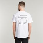 G-STAR® Handwriting Back Print T-Shirt White