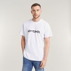 G-Star RAW® Dot Script Loose T-Shirt White