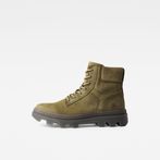 G-STAR® Noxer High Nubuck Boots Green side view