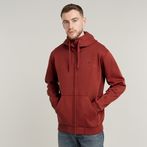 G-STAR® Premium Core Hooded Zip Sweater Red