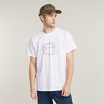 G-Star RAW® Stitch Burger Logo Loose T-Shirt White