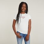 G-STAR® Meisjes T-Shirt Originals Wit