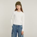 G-STAR® Kids Top Slim Crop White