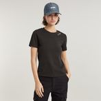 G-STAR® Faux Embro Logo Top Black