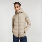 G-STAR® Light Weight Hooded Padded Jacket Beige