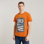 G-STAR® Painted RAW Graphic T-Shirt Orange