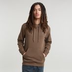 G-STAR® Premium Core Hooded Sweater Brown