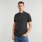 G-STAR® Dunda Overdyed Slim Polo Black