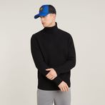 G-STAR® Essential Turtle Knitted Pullover Schwarz