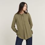 G-STAR® Half Placket Top Green