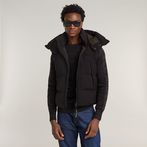 G-Star RAW® G- Whistler Padded Hooded Vest 2.0 Black