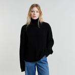 G-STAR® Loose Turtle Knitted Sweater Black